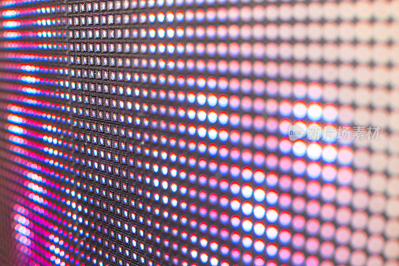 高饱和模式的LED视频墙