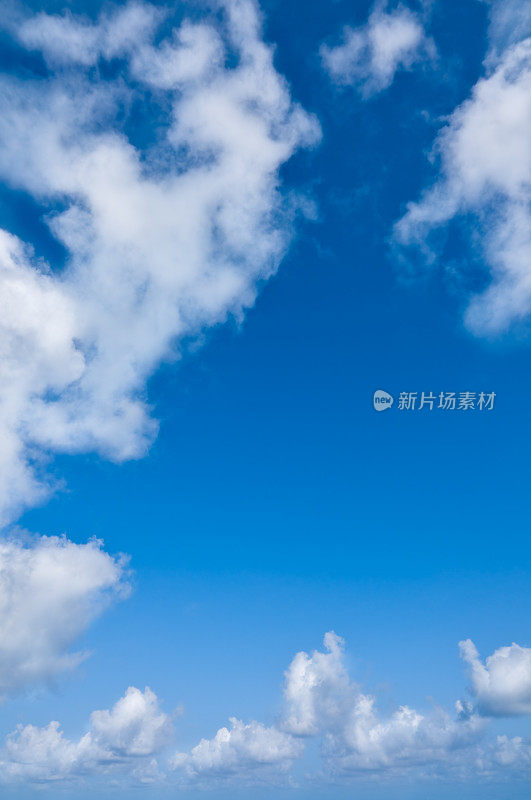 带有拷贝空间的Cloudscape