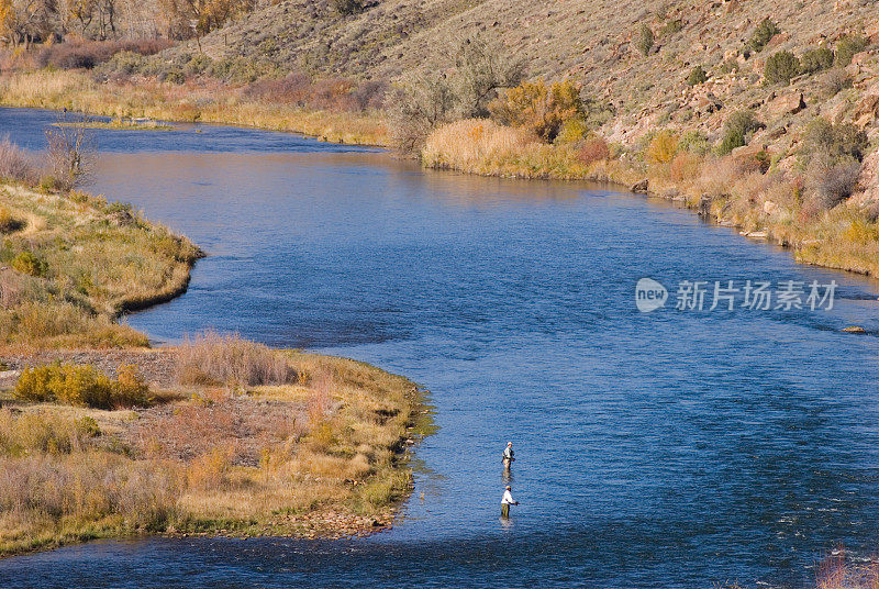 科罗拉多甘尼逊河飞钓