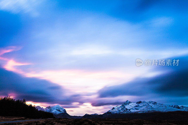 清晨的风景，斯凯岛