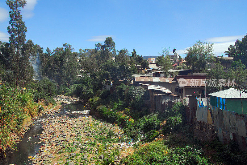 埃塞俄比亚亚的斯亚贝巴:贫民窟