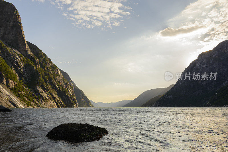 夏季挪威峡湾美景