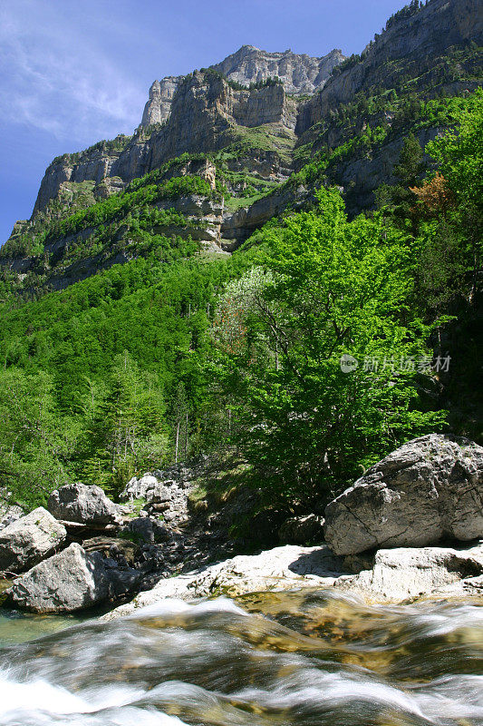 山景与流水