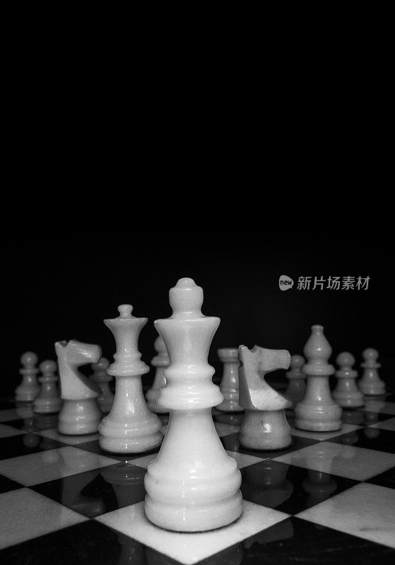 白色大理石棋子