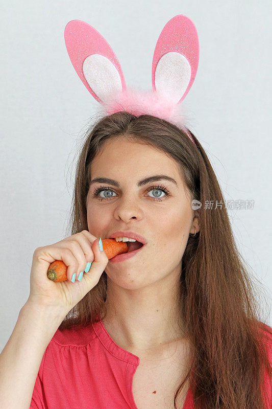 胡萝卜和复活节兔子