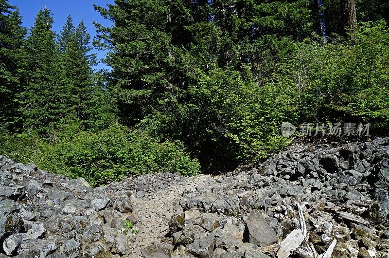 杰佛逊山荒野地下溪流