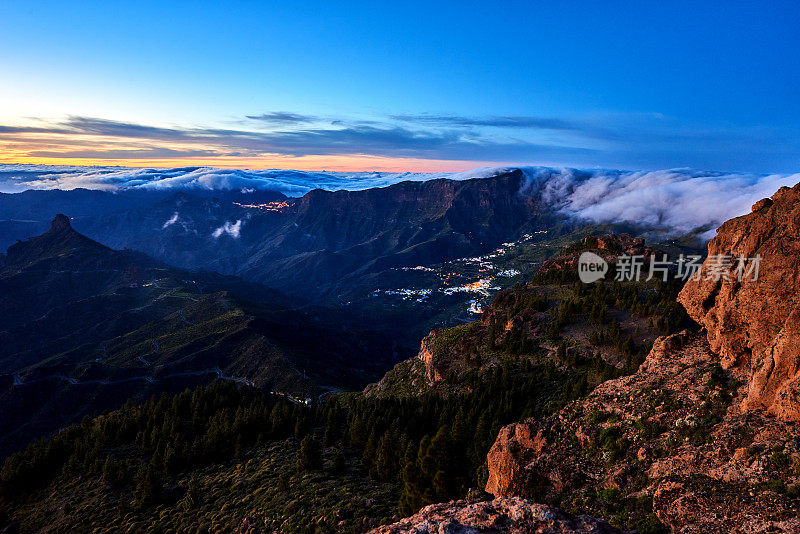 大加那利迷人的风景