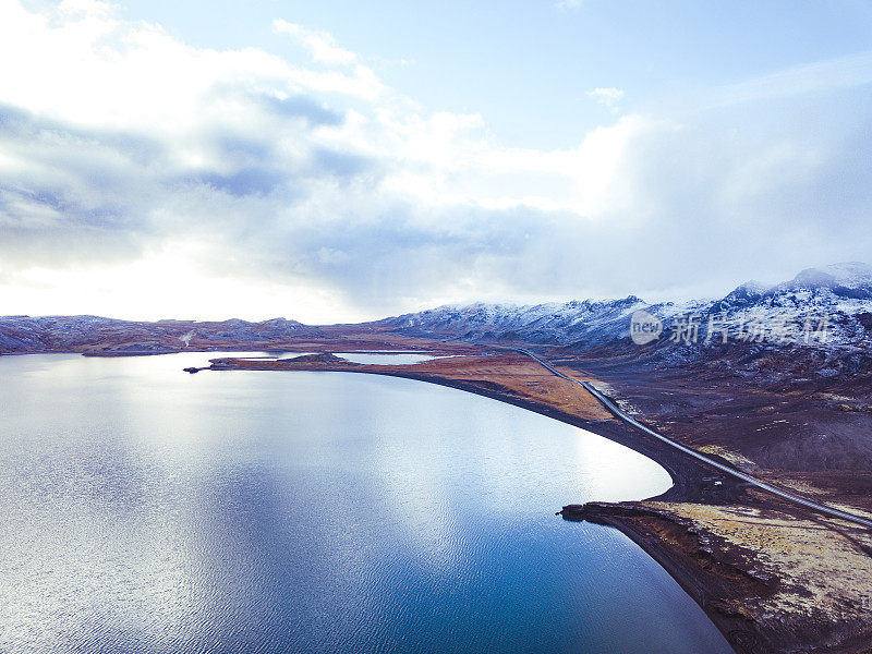 冰岛南部的克莱法瓦特湖
