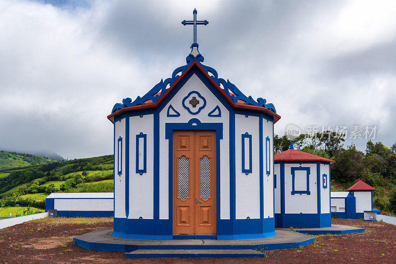 亚速尔群岛典型的教堂