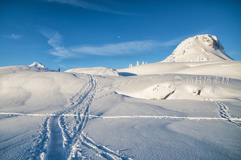 偏远滑雪，北Cascades