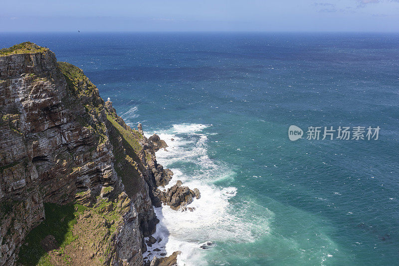 南非海角的海洋荒野悬崖