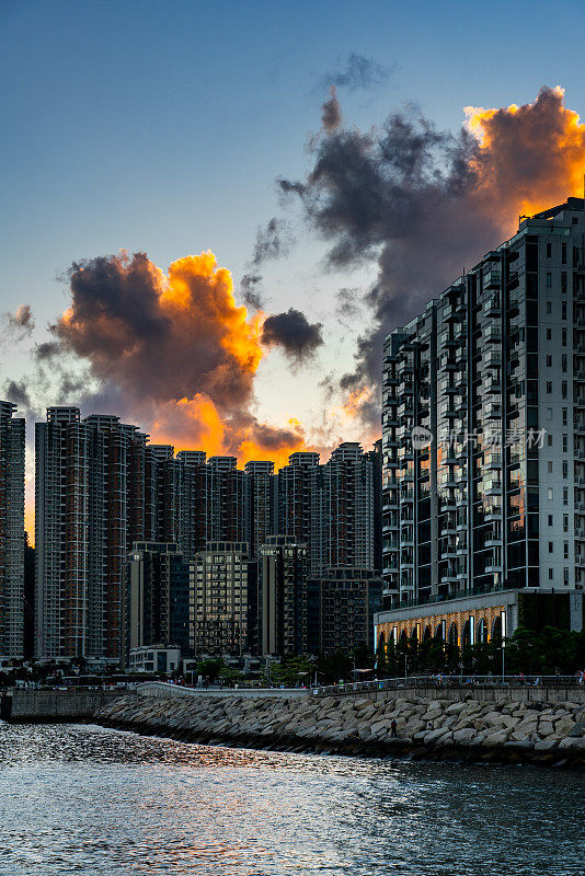 香港的高层住宅大厦