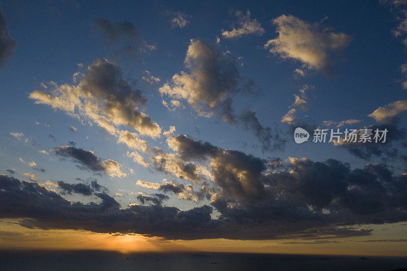 日落海景