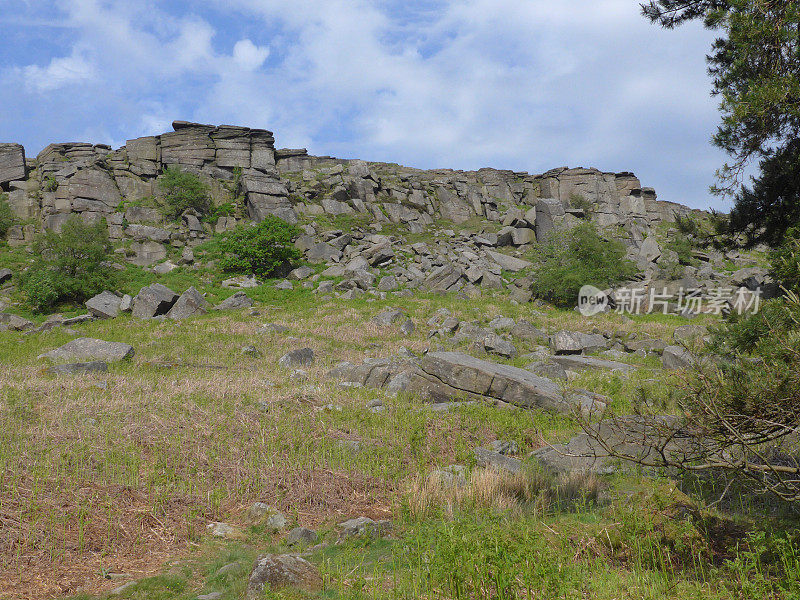 Stanage边缘,英格兰