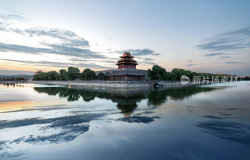 中国北京紫禁城角楼