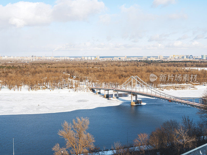 乌克兰基辅的天际线全景