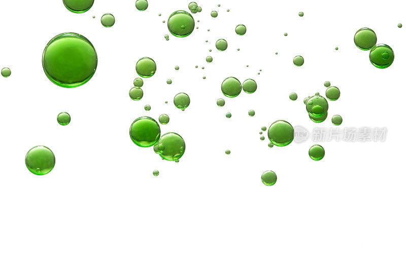 绿色的气泡