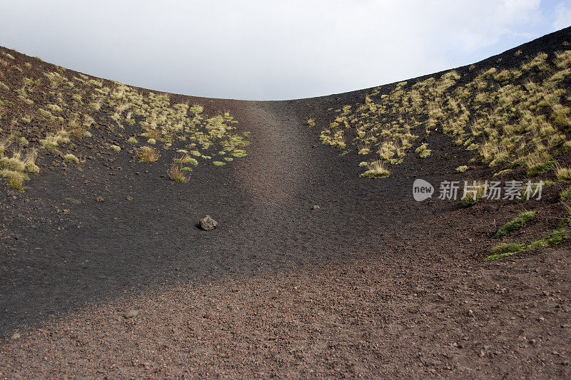 意大利西西里岛的埃特纳火山