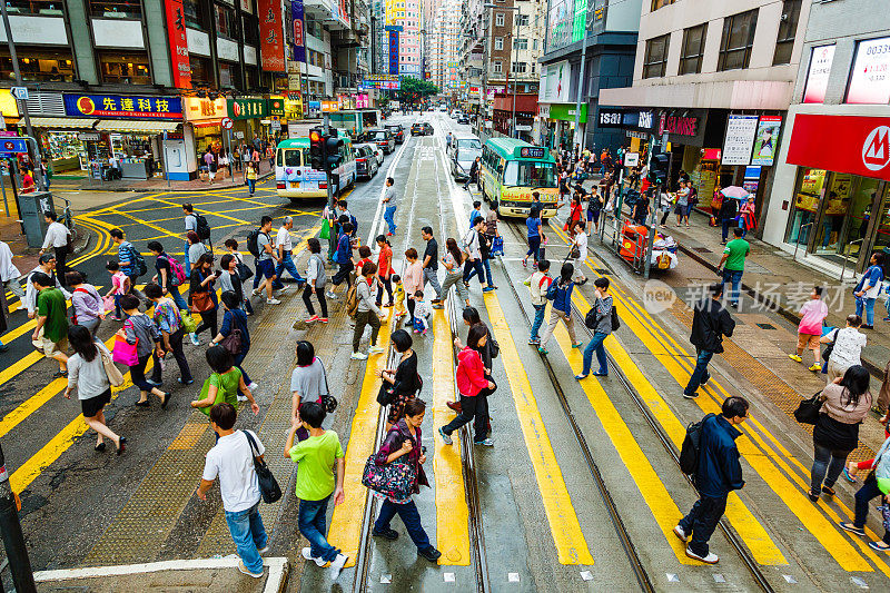 拥挤的香港