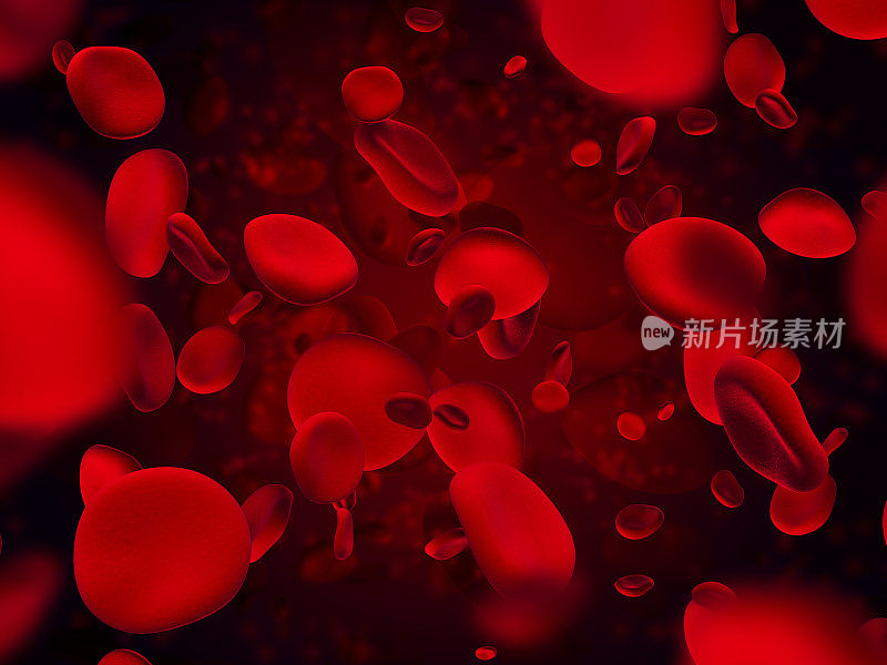 红细胞。血液元素