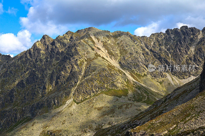 塔特拉山脉的Granaty山峰