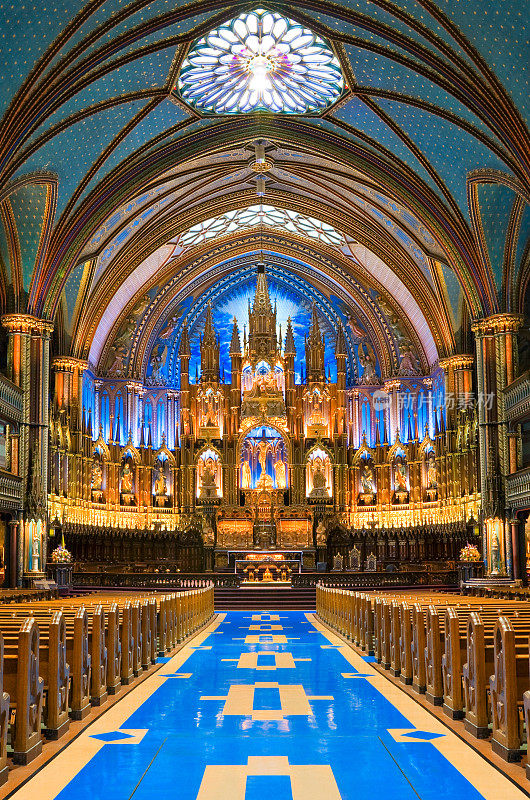 加拿大蒙特利尔圣母院大教堂
