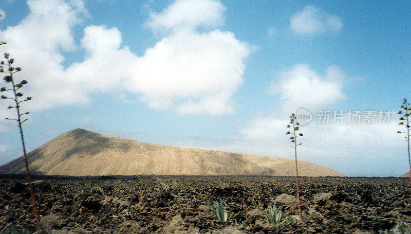 加那利群岛兰扎罗特岛卡尔德拉布兰卡火山