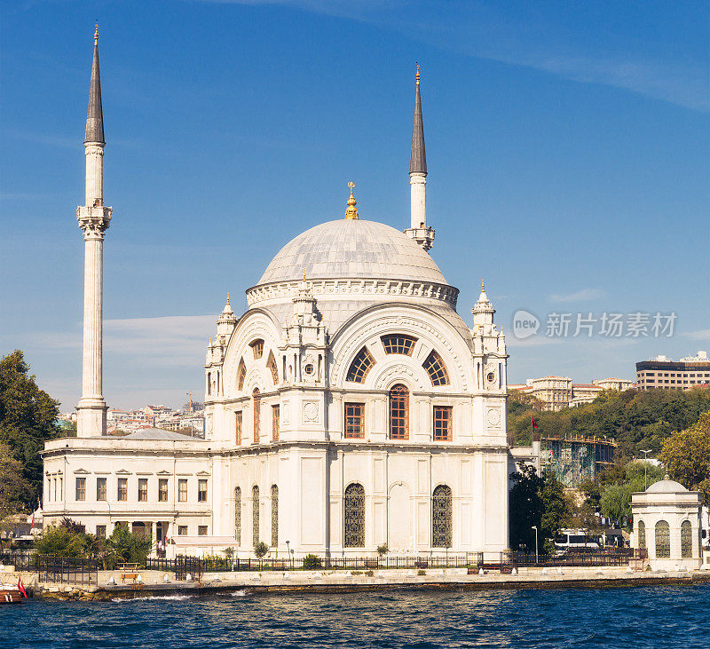 Ortaköy伊斯坦布尔博斯普鲁斯的清真寺