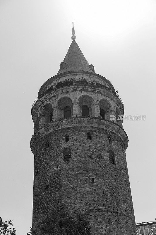 土耳其伊斯坦布尔历史悠久的加拉塔