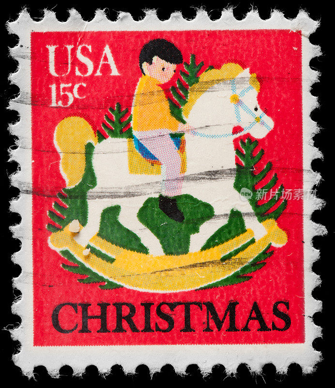 圣诞古邮票