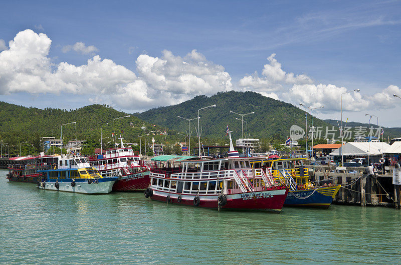 泰国苏梅岛的纳通港