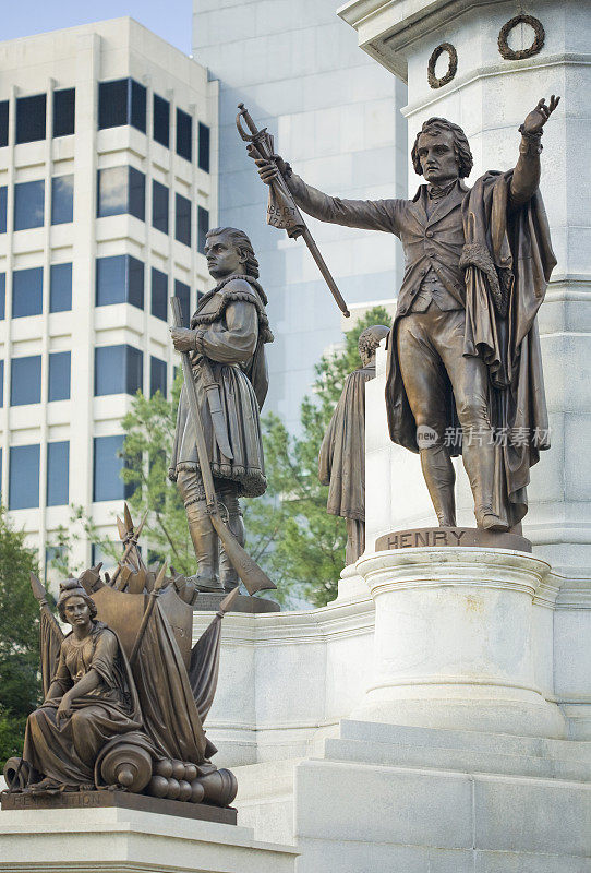 弗吉尼亚州里士满的帕特里克·亨利雕像