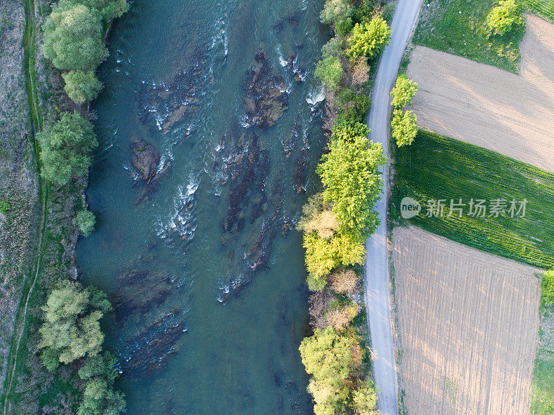 河从上面