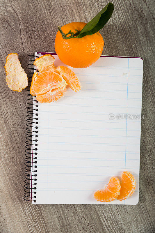 笔记本用水果