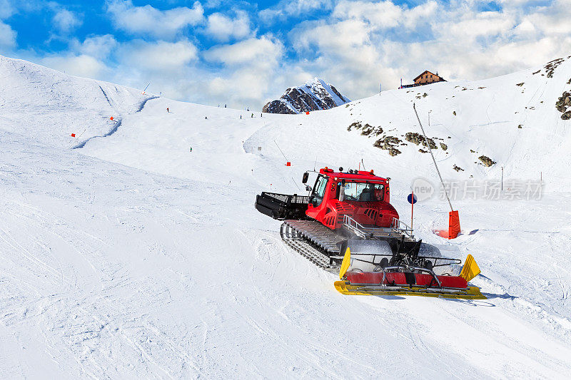 滑雪胜地的维护