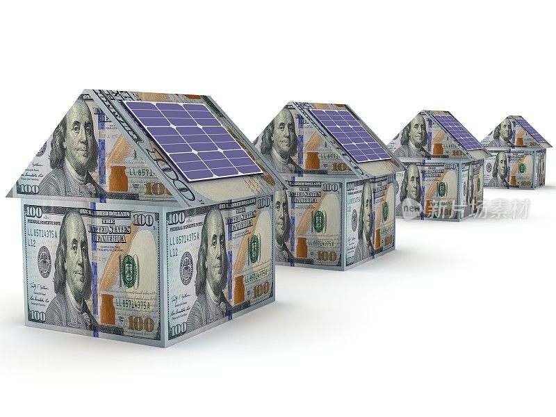 太阳能板省钱房子