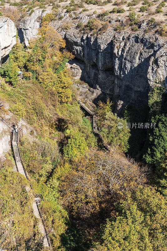 土耳其萨弗兰博鲁卡拉布克的因卡亚托卡特里峡谷