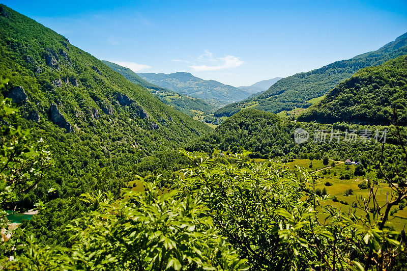 黑山的塔拉峡谷