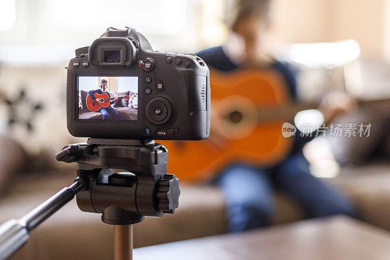 做一个视频吉他课