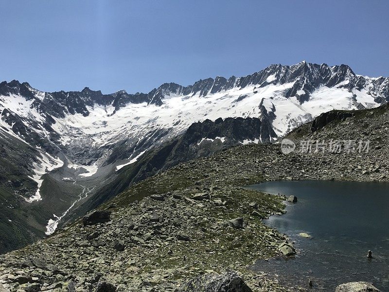 瑞士乌里州的高山景观