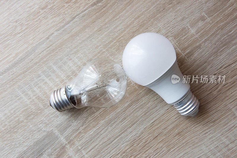 荧光(CFL)灯泡和新型LED灯泡