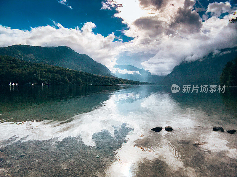 Bohinj湖，特里格拉夫国家公园，朱利安阿尔卑斯山