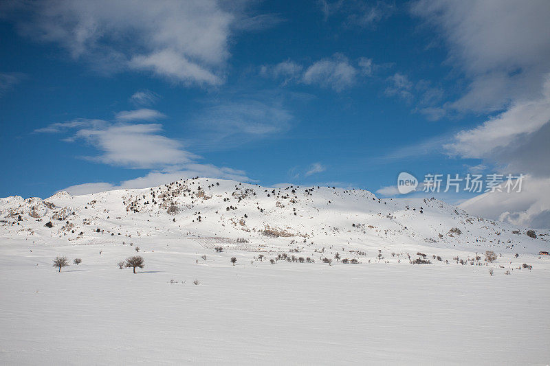 冬天下雪的场景