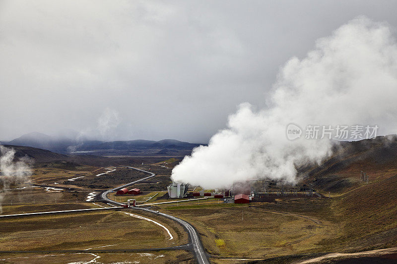 冰岛北部的克拉夫拉发电站