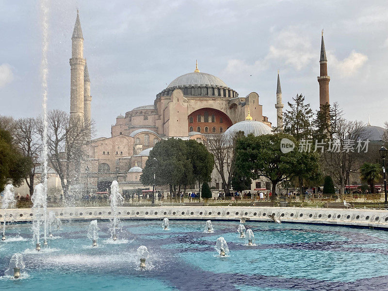 土耳其-伊斯坦布尔-圣索菲亚清真寺