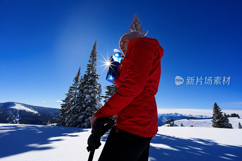 滑雪时保持水分