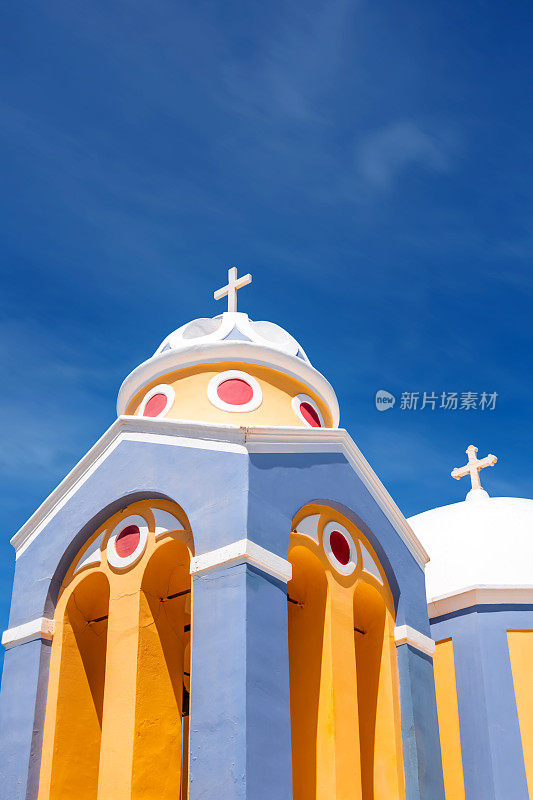 圣斯蒂利亚诺斯天主教堂，锡拉，圣托里尼岛，希腊