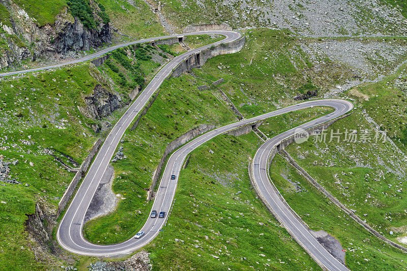 罗马尼亚的transagaransan高速公路