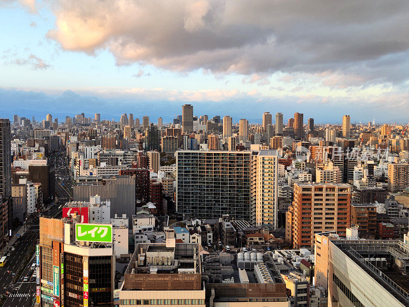 大阪市景，日本