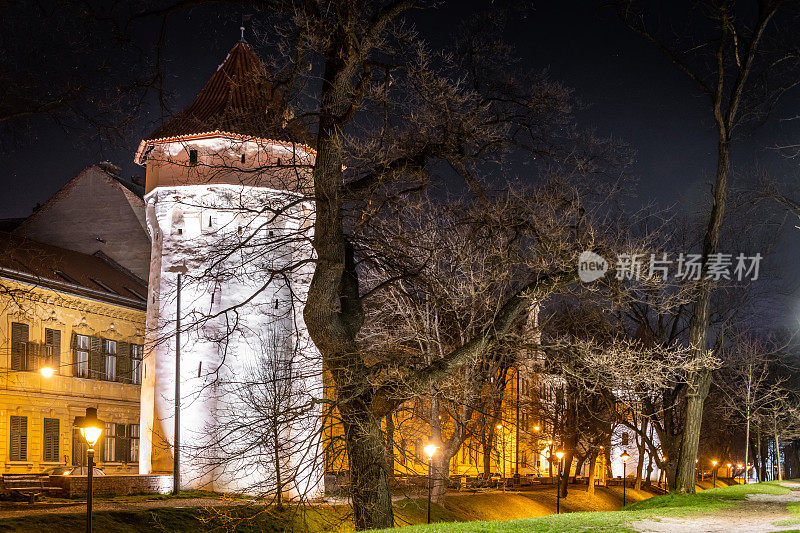 罗马尼亚锡比乌的行会塔